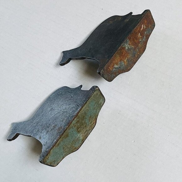 Vintage Cast Iron Bronze Copper Patina German Shepherd Dog Bookend Set Decor - Picture 6 of 8